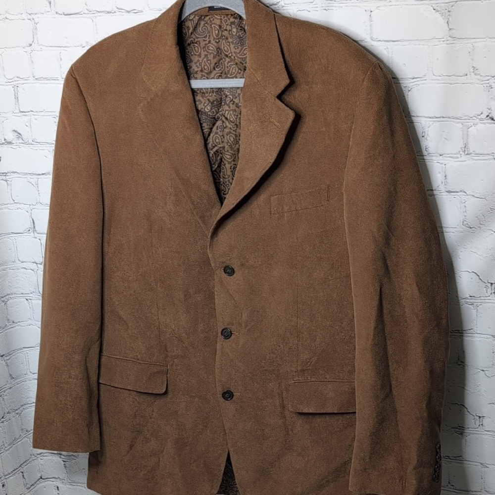 Vintage Ralph Ralph Lauren Corduroy Blazer In Camel